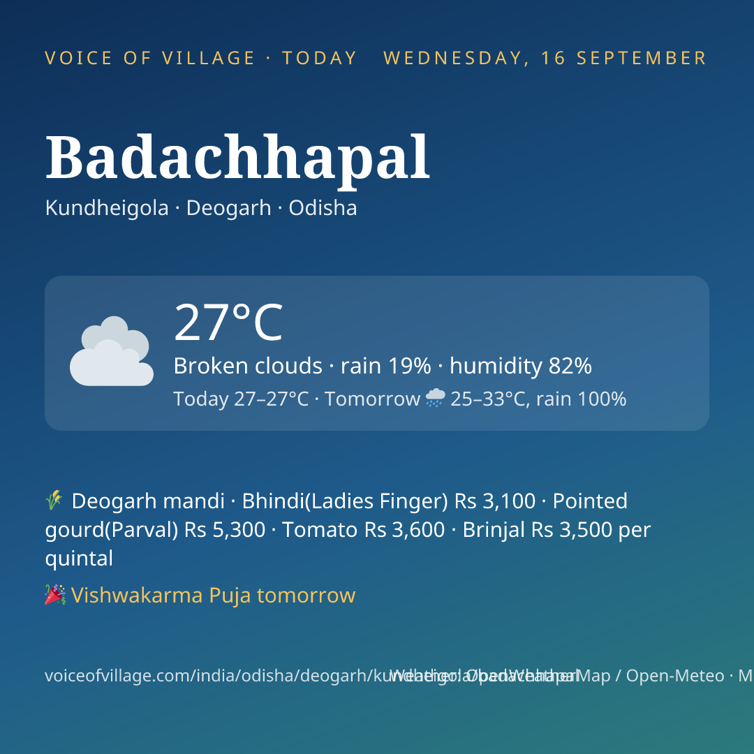 Badachhapal today