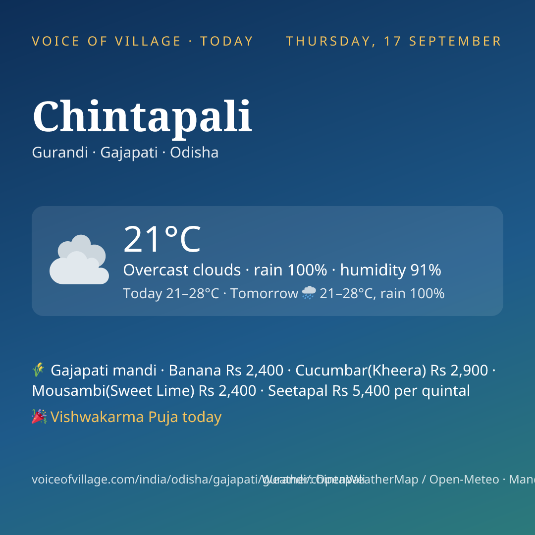 Chintapali today