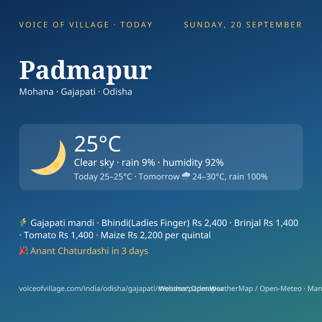 Padmapur today