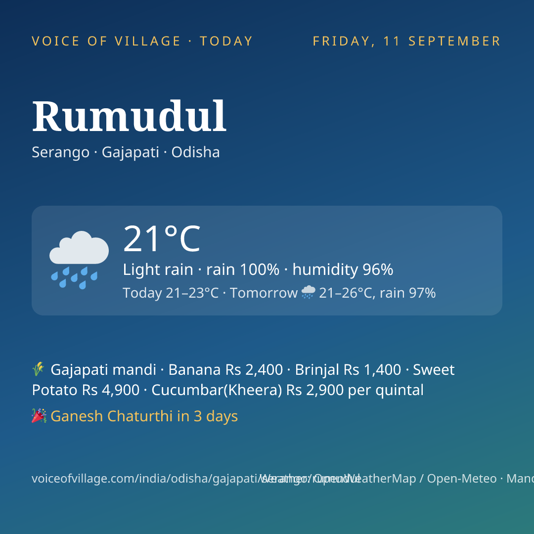 Rumudul today