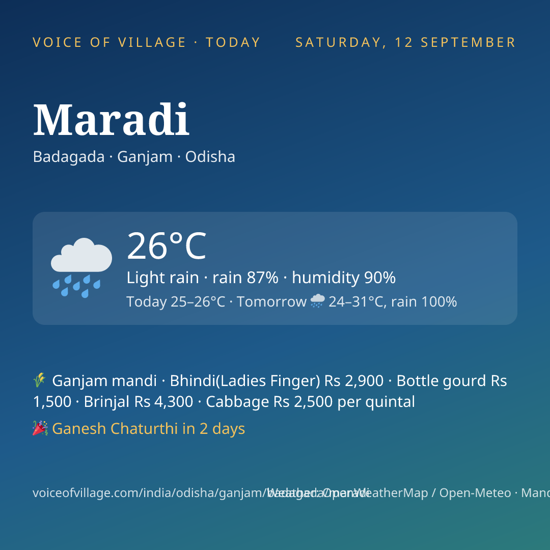 Maradi today