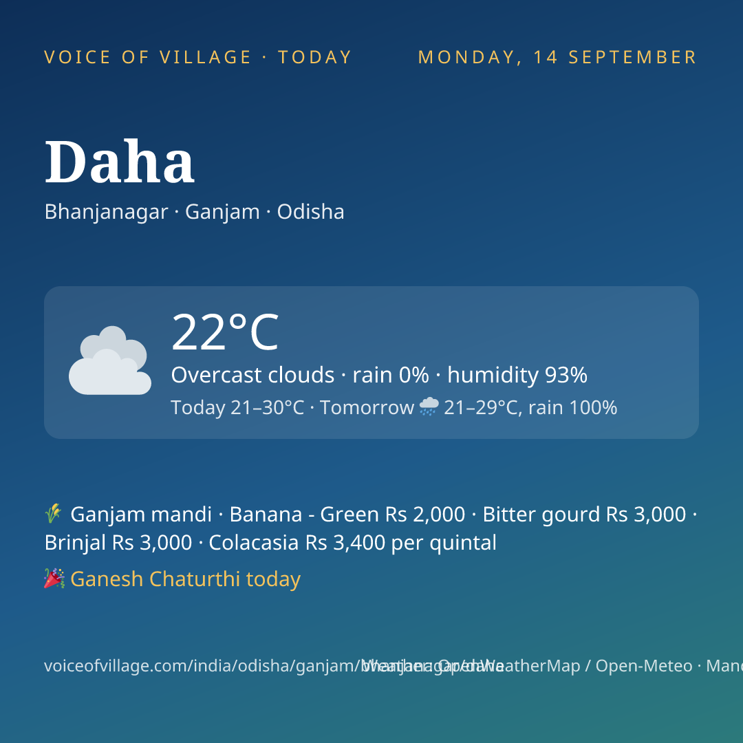 Daha today