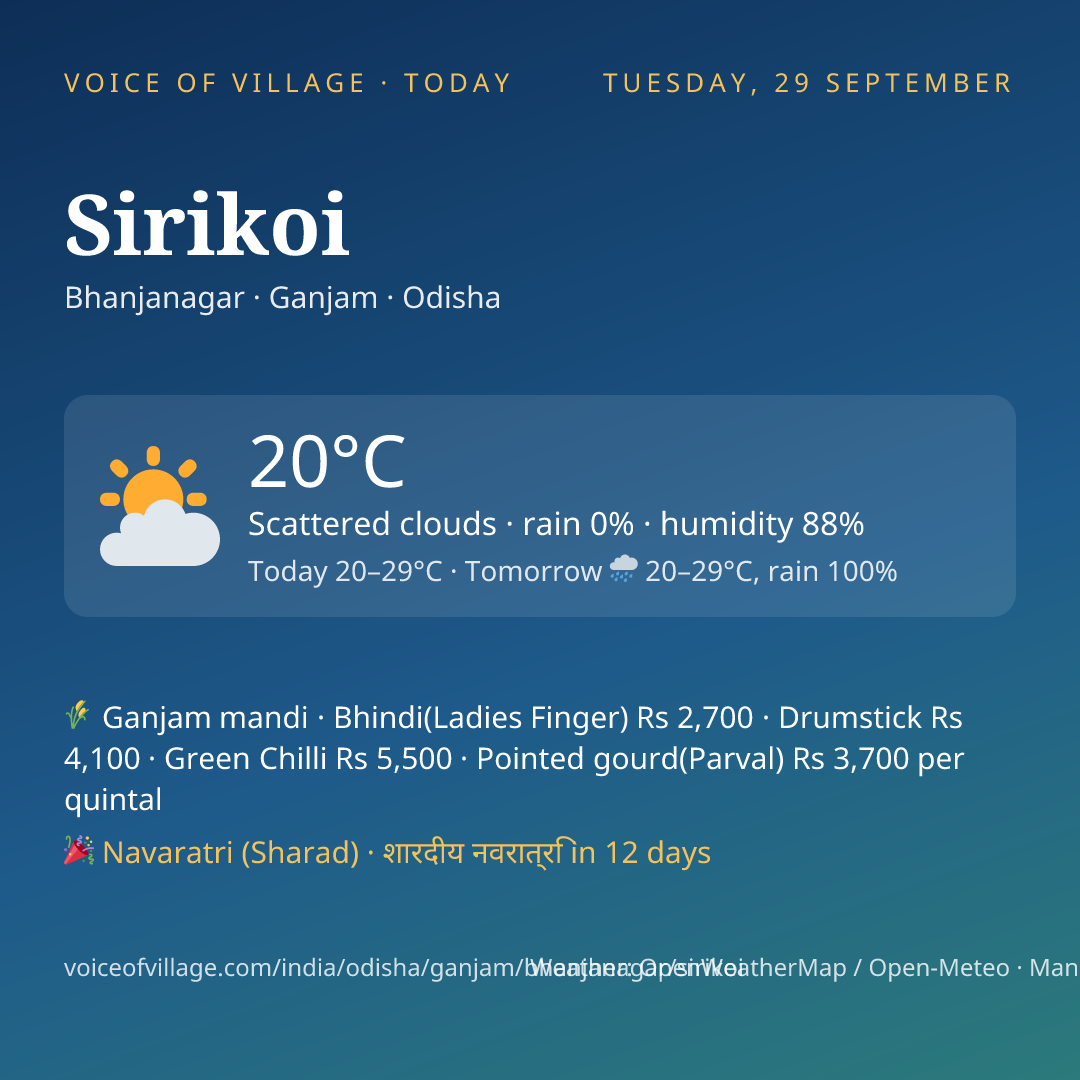 Sirikoi today