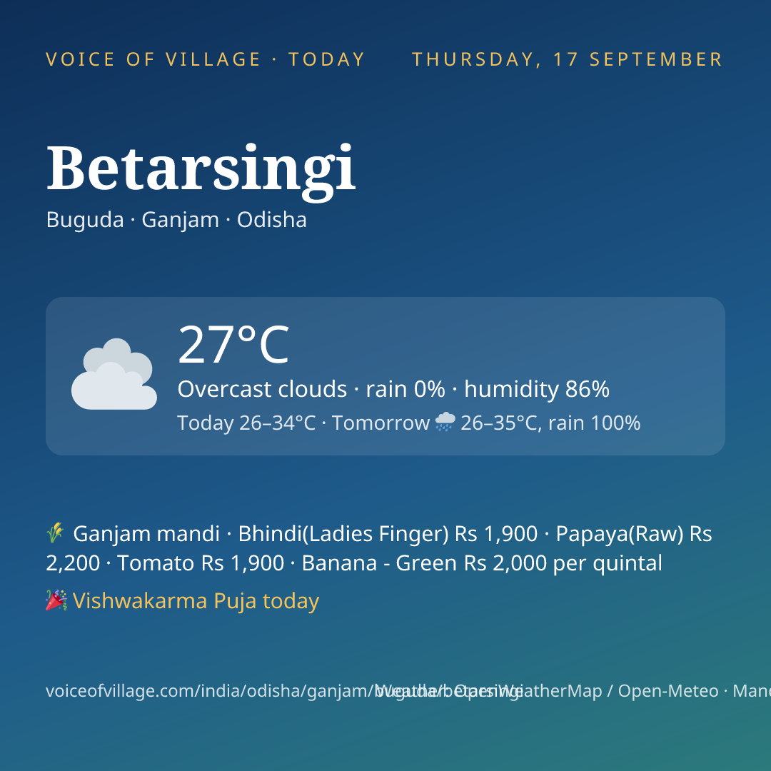 Betarsingi today