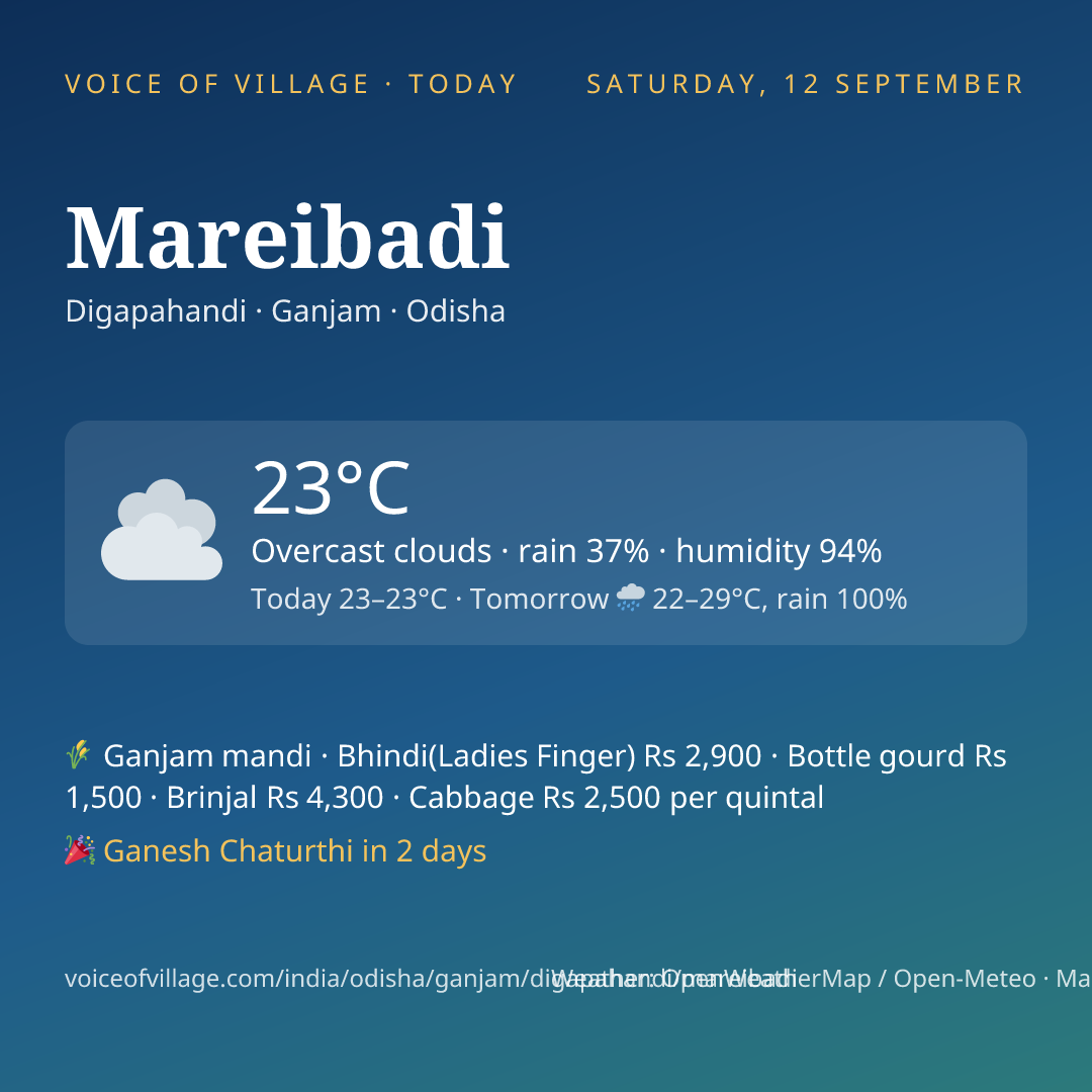 Mareibadi today