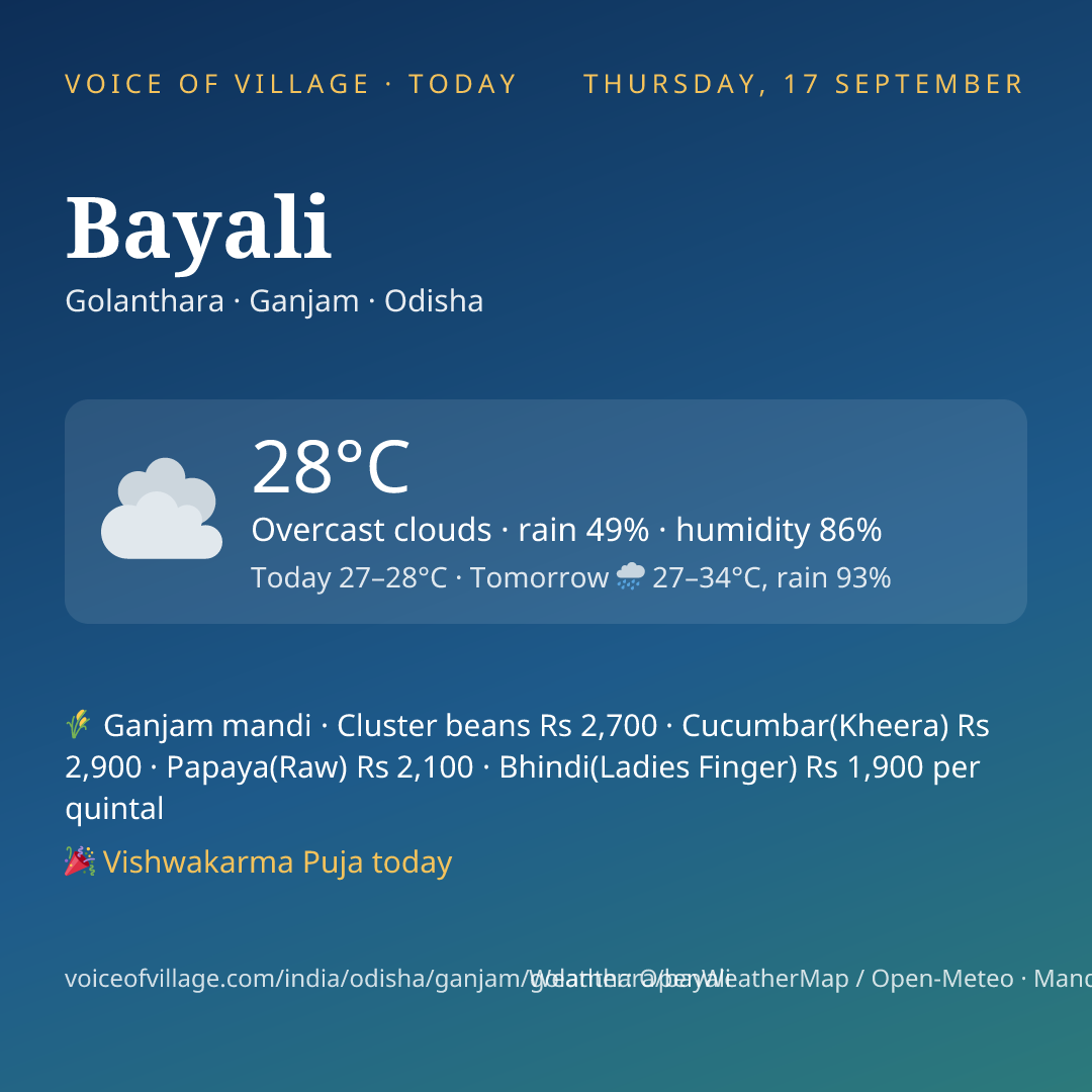 Bayali today