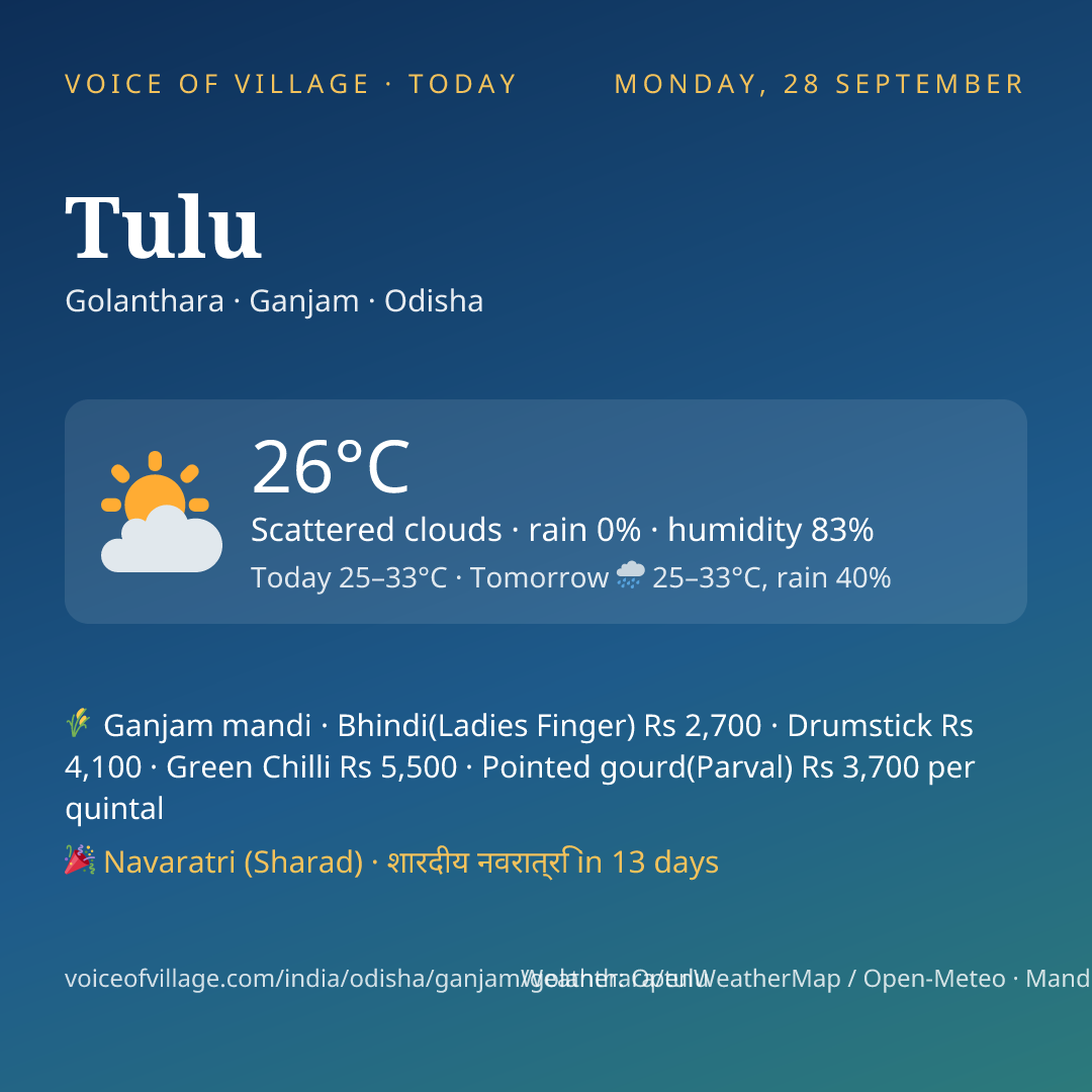 Tulu today