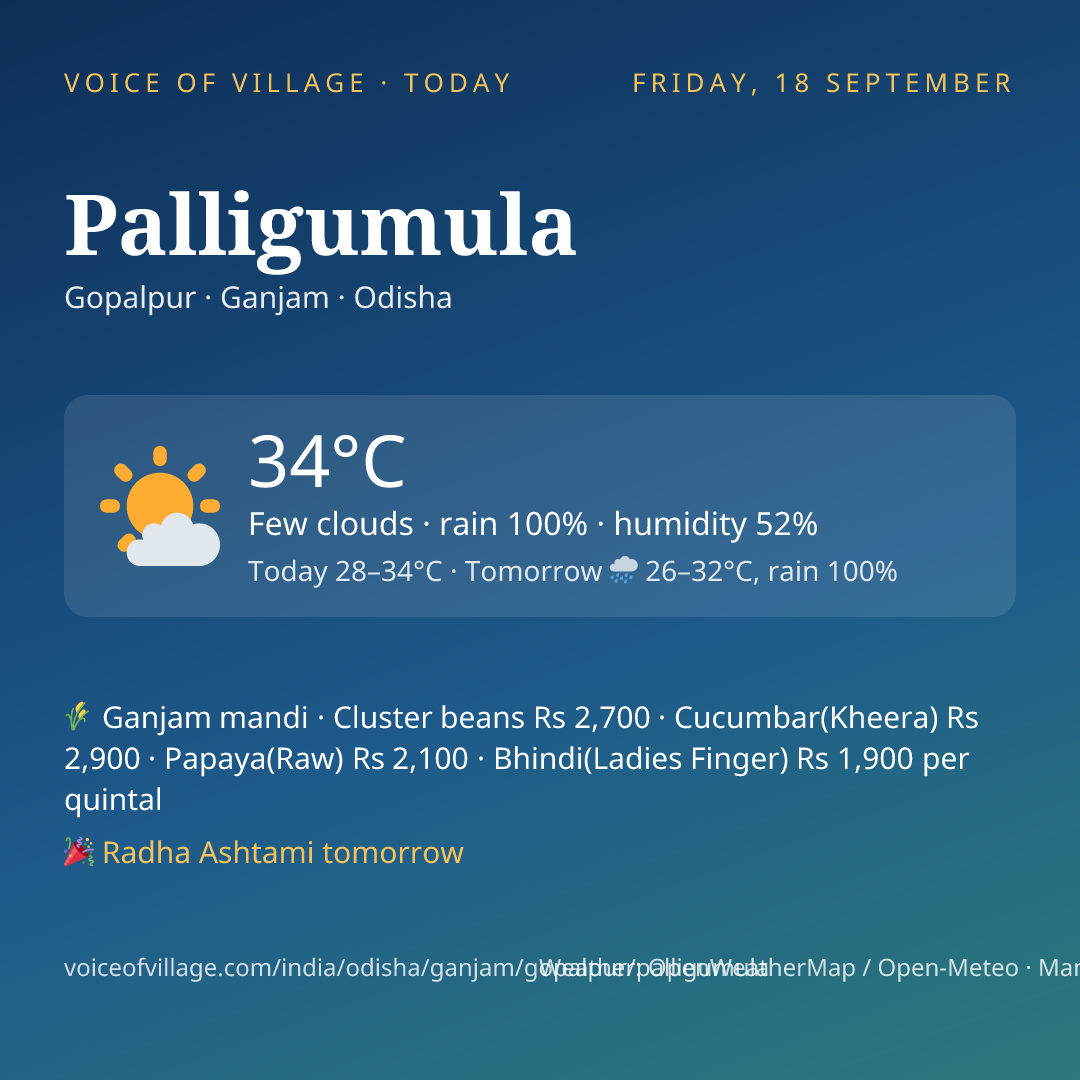 Palligumula today