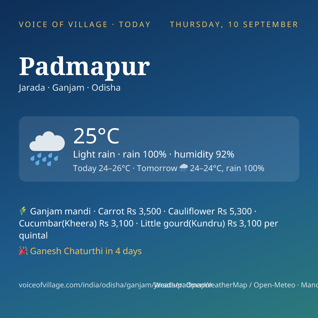 Padmapur today