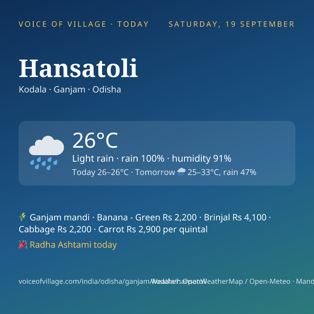 Hansatoli today