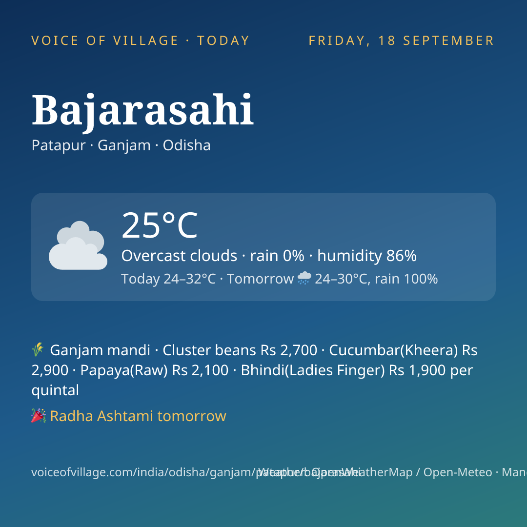 Bajarasahi today