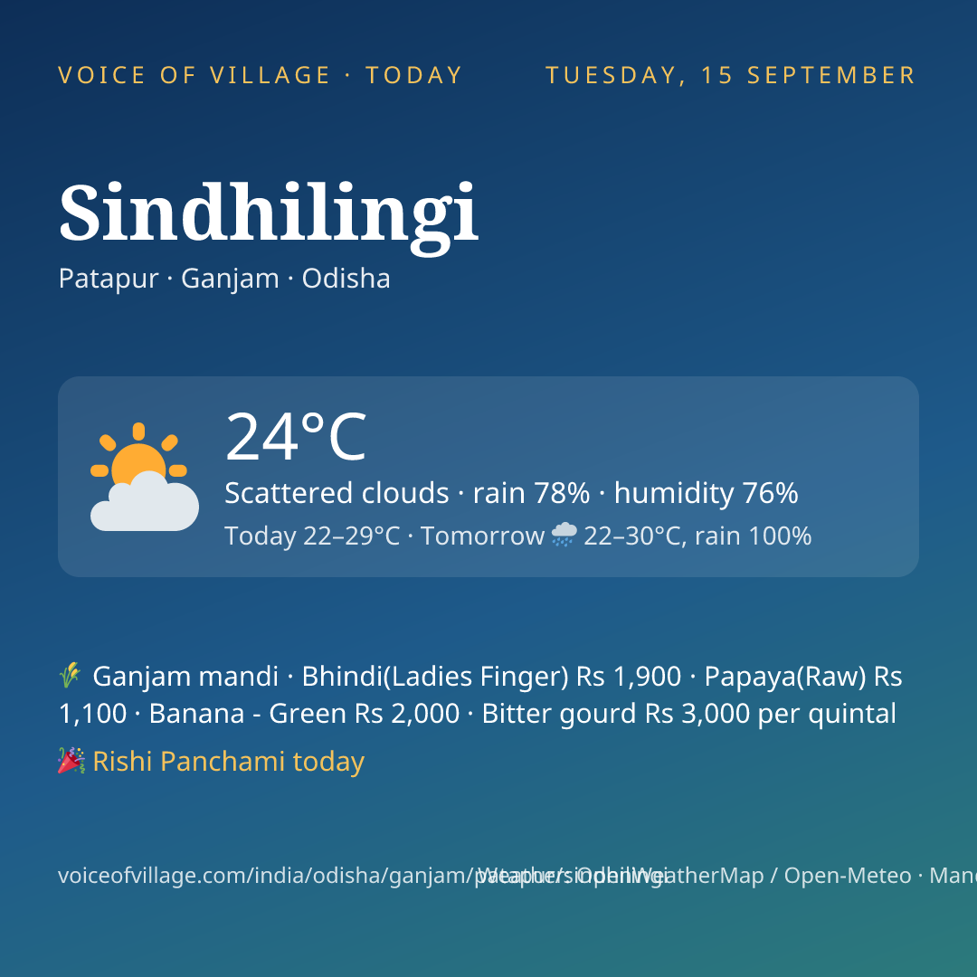 Sindhilingi today