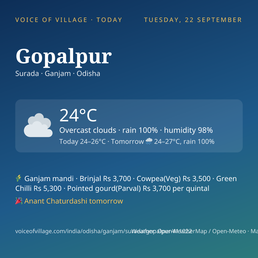 Gopalpur today