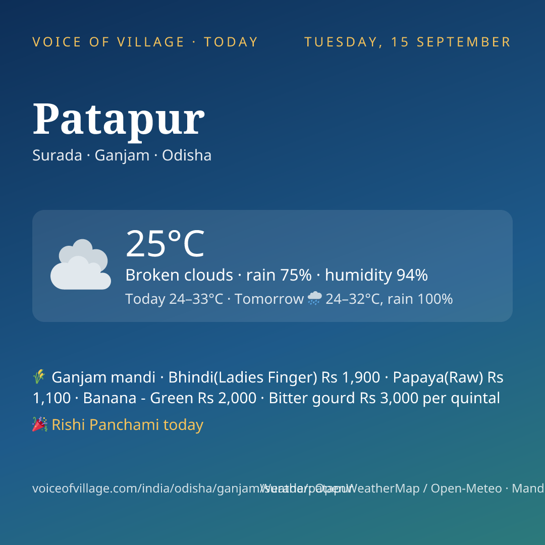 Patapur today