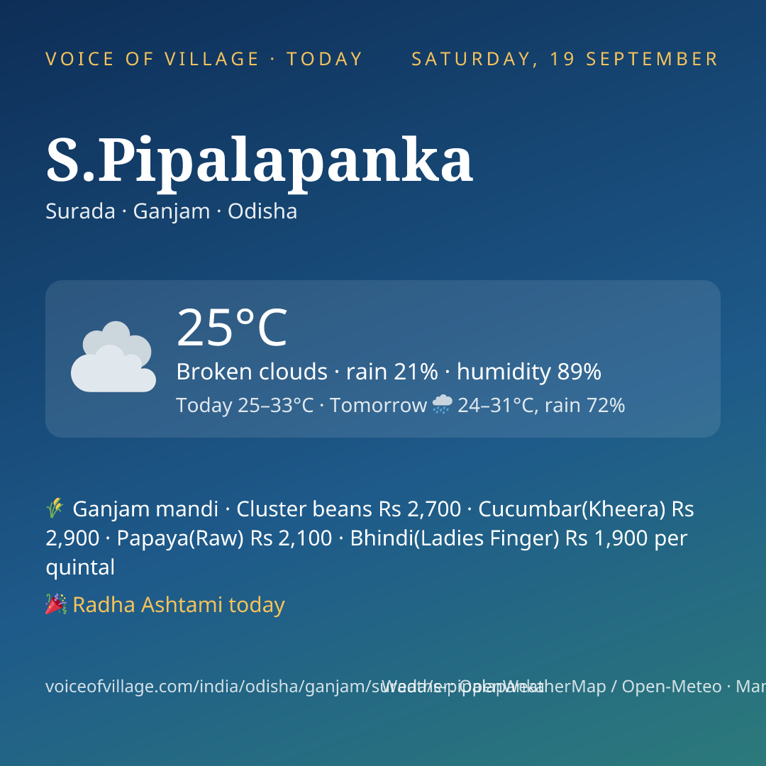 S.Pipalapanka today