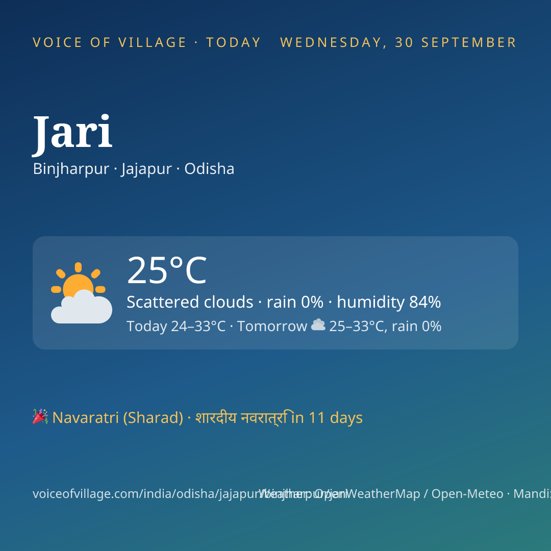 Jari today