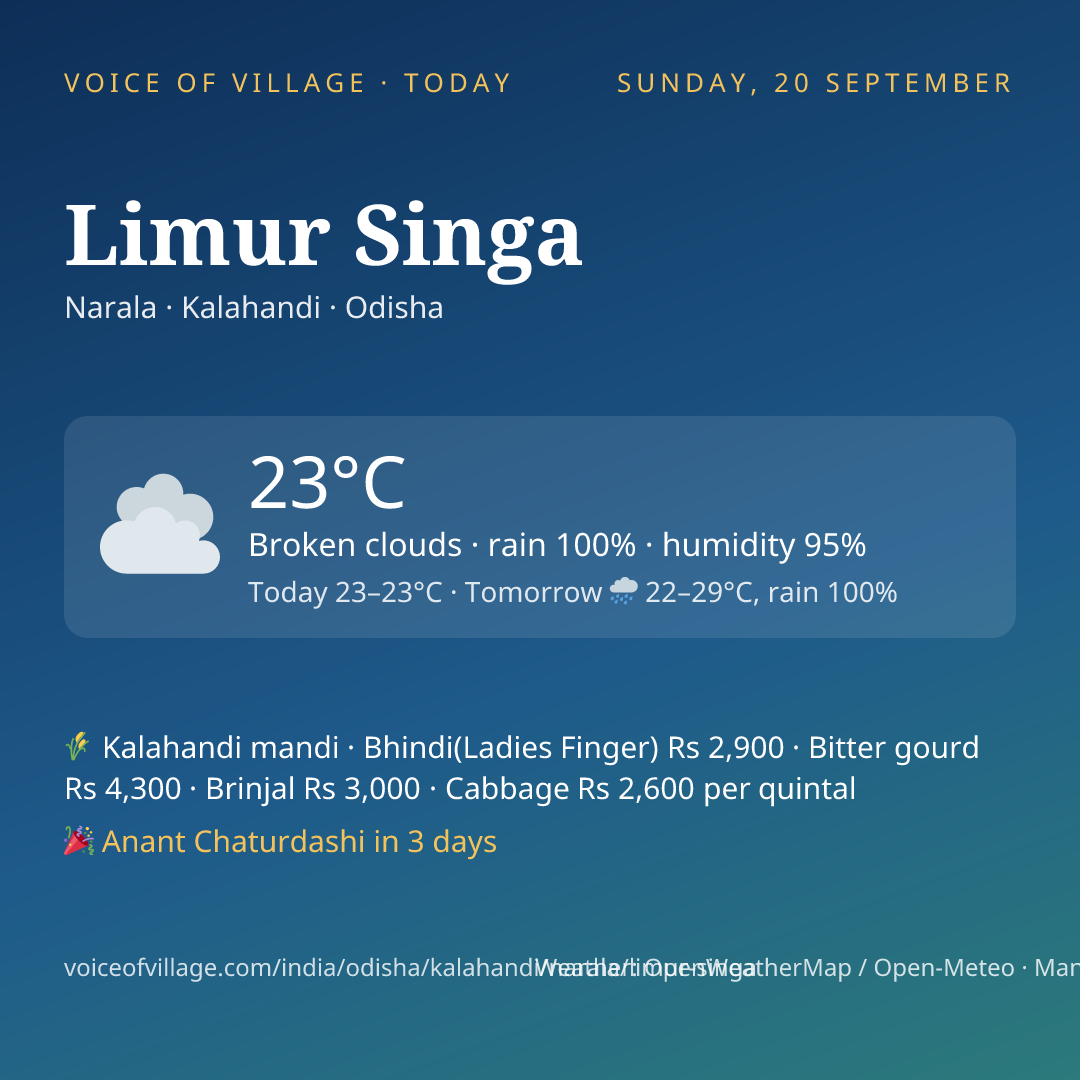 Limur Singa today