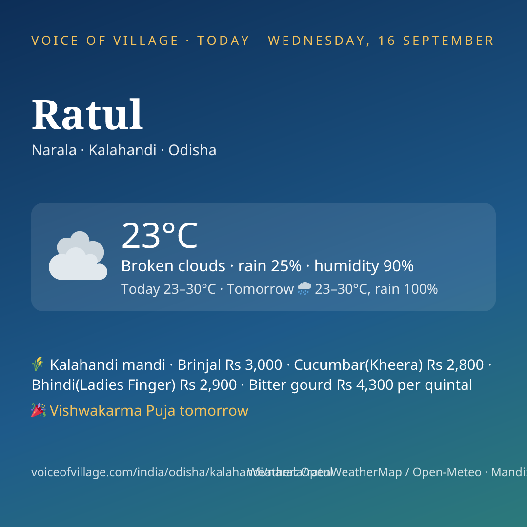 Ratul today