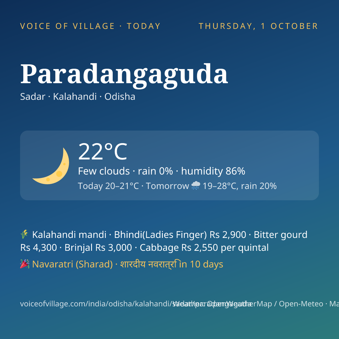 Paradangaguda today