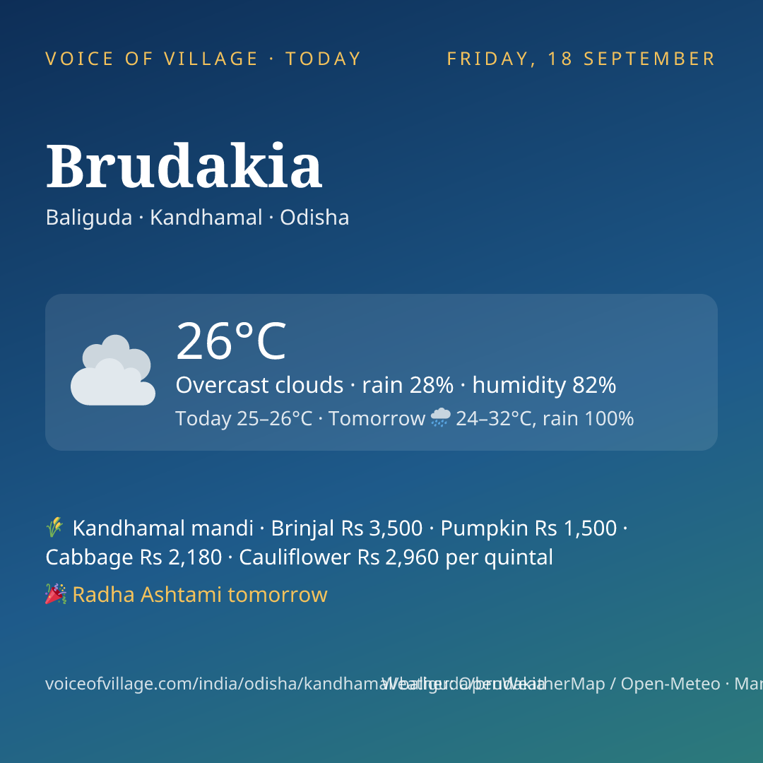 Brudakia today