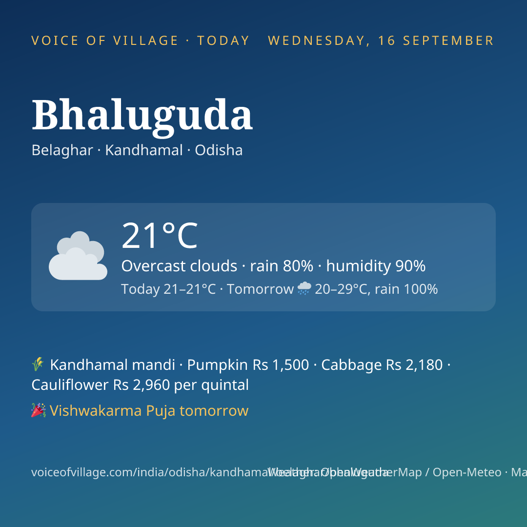 Bhaluguda today