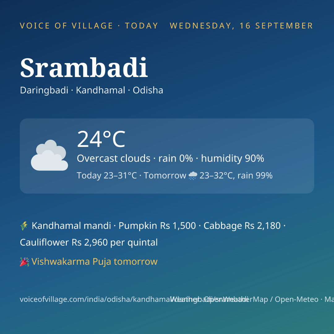 Srambadi today