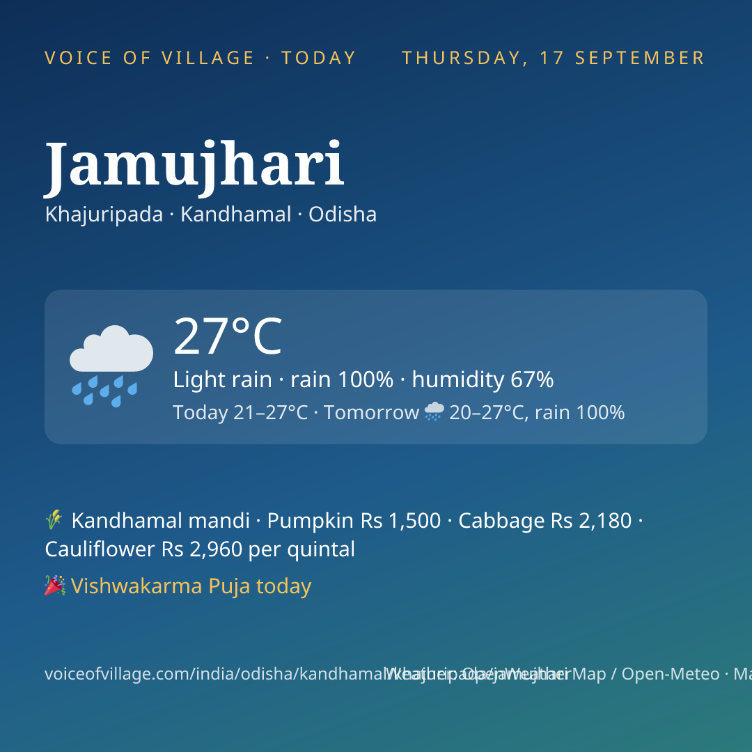 Jamujhari today