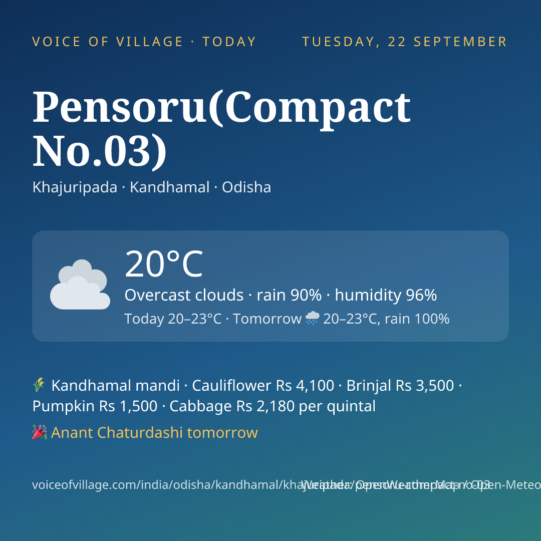 Pensoru(Compact No.03) today
