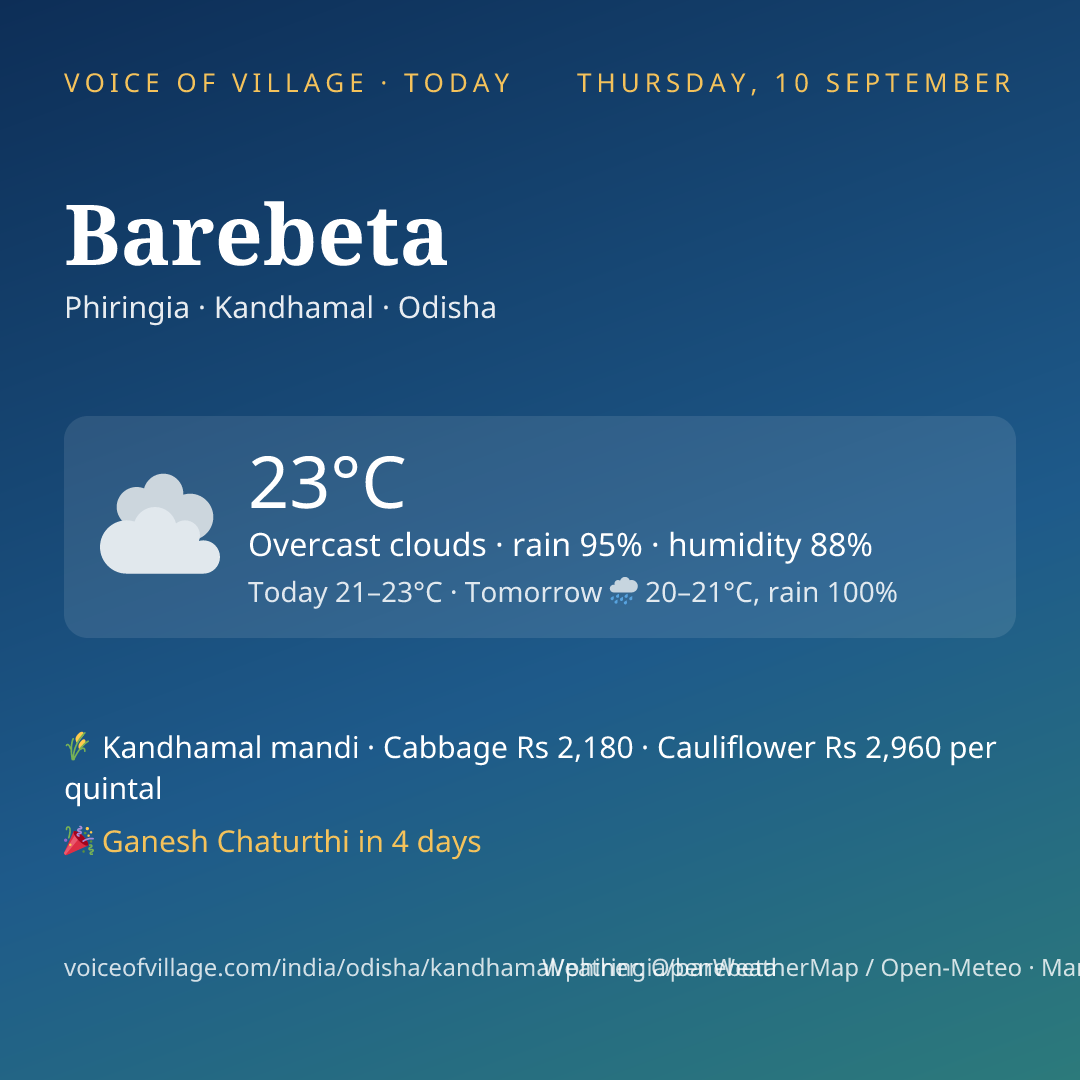 Barebeta today