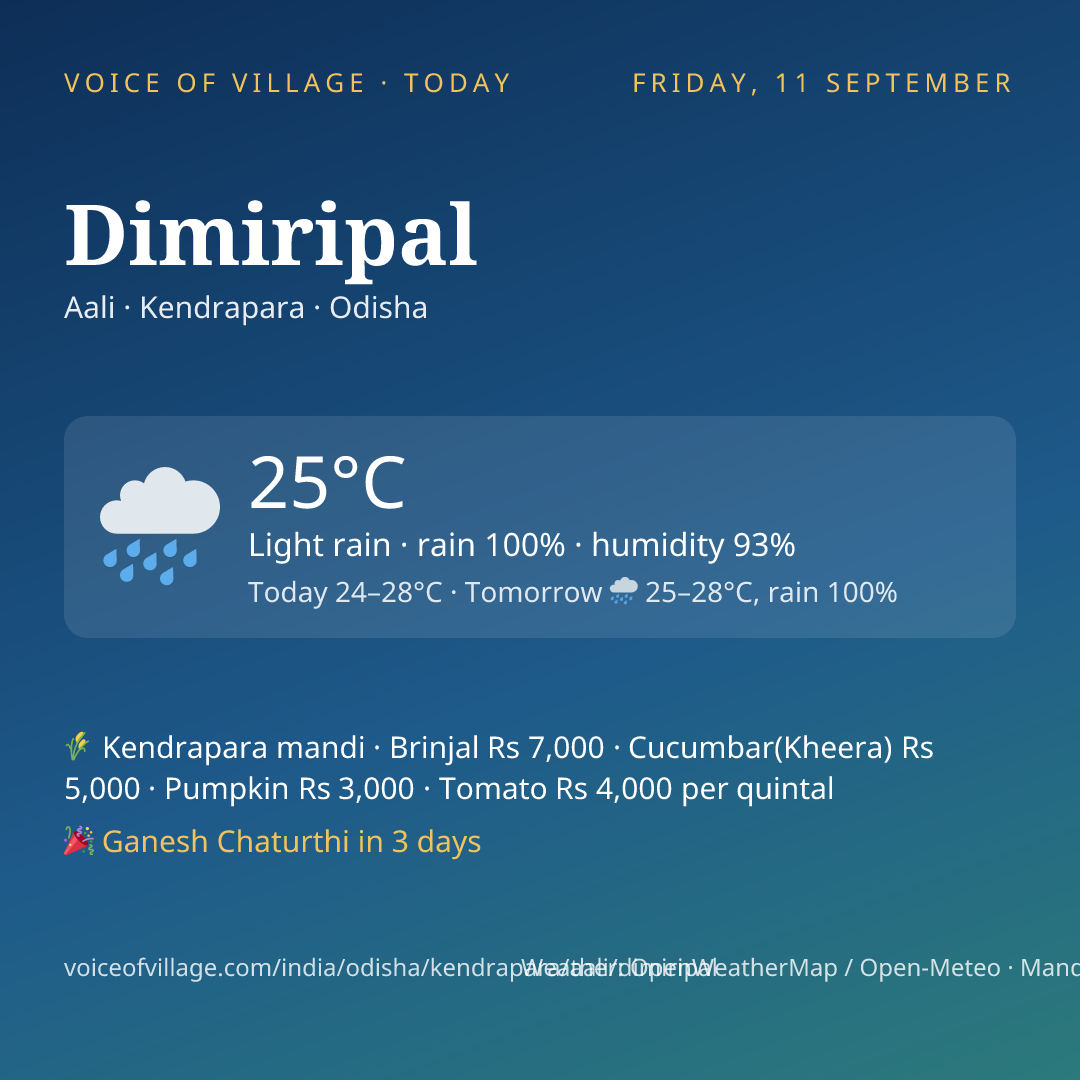 Dimiripal today