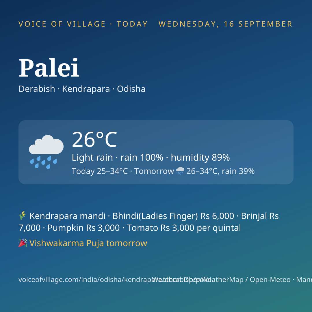 Palei today