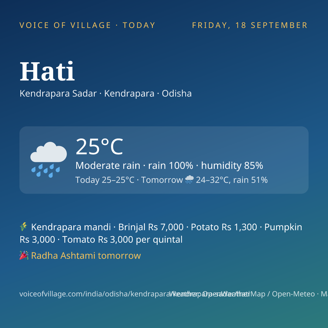 Hati today