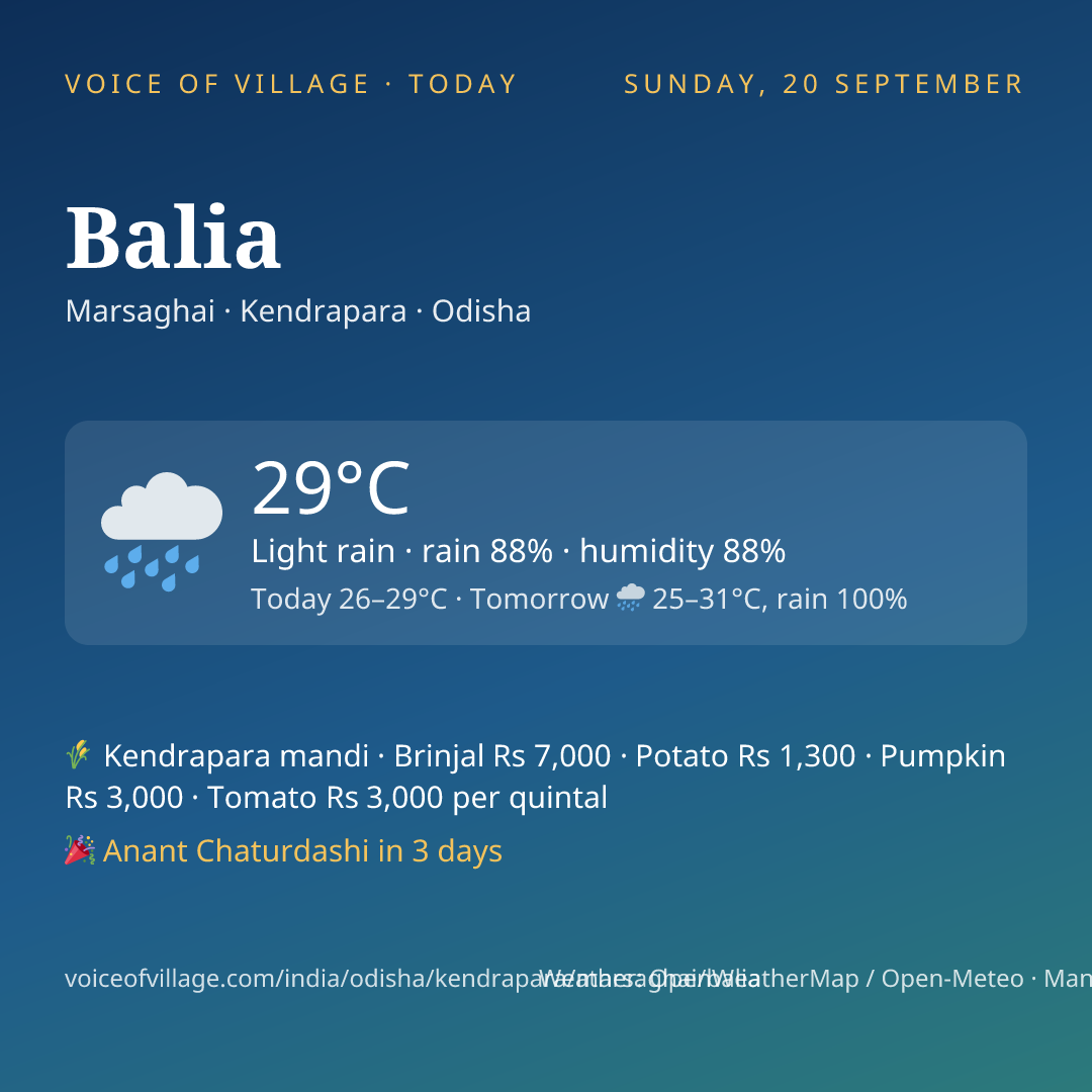 Balia today