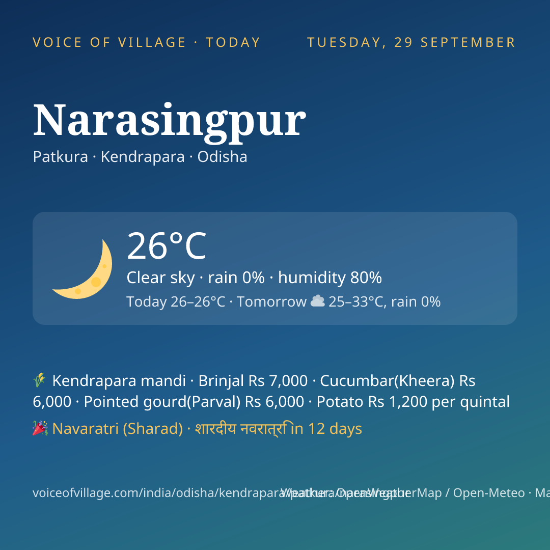 Narasingpur today
