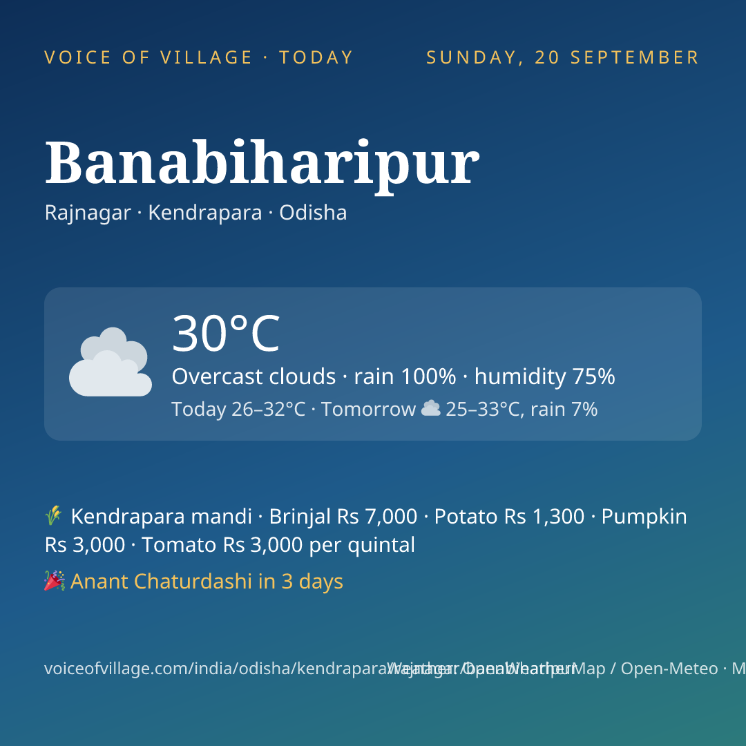 Banabiharipur today
