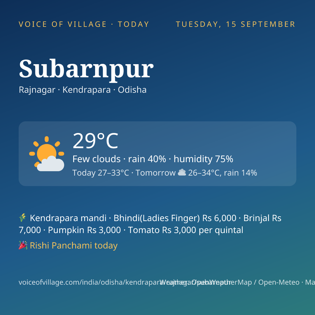 Subarnpur today