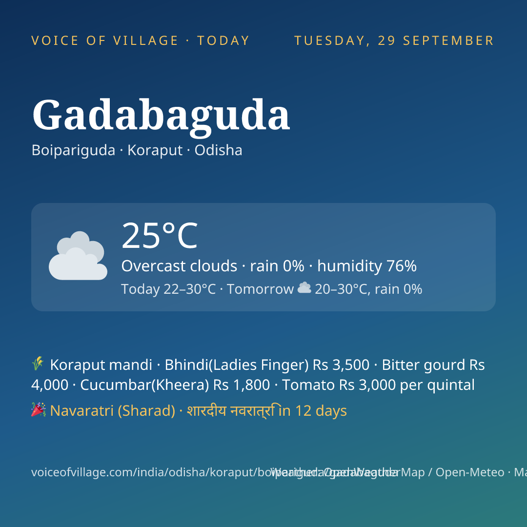 Gadabaguda today