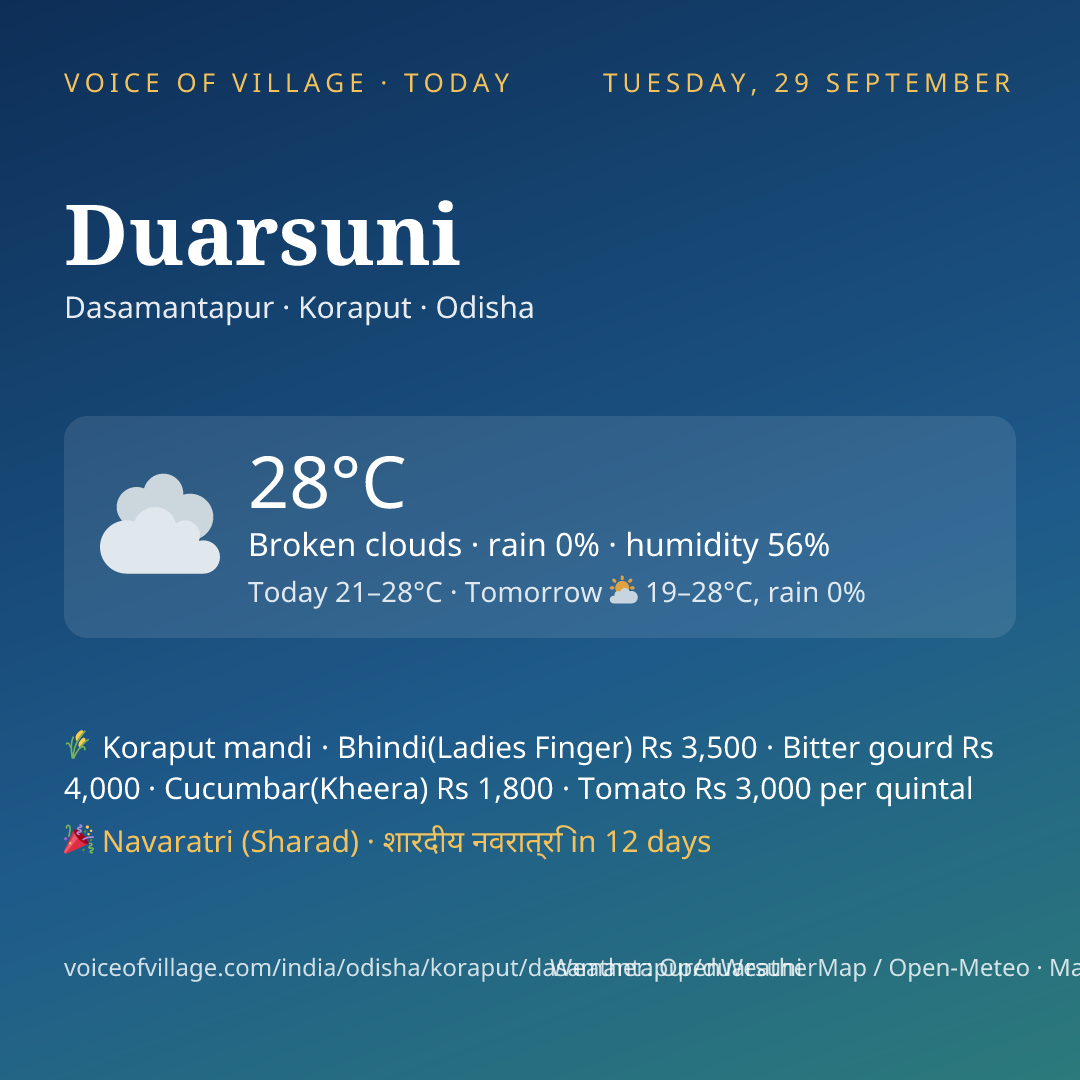 Duarsuni today