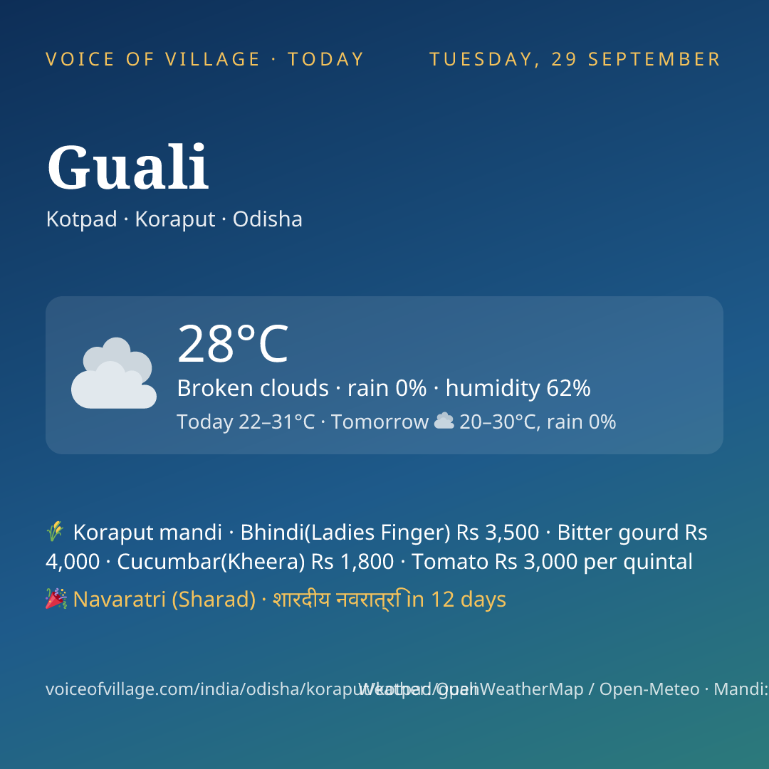 Guali today