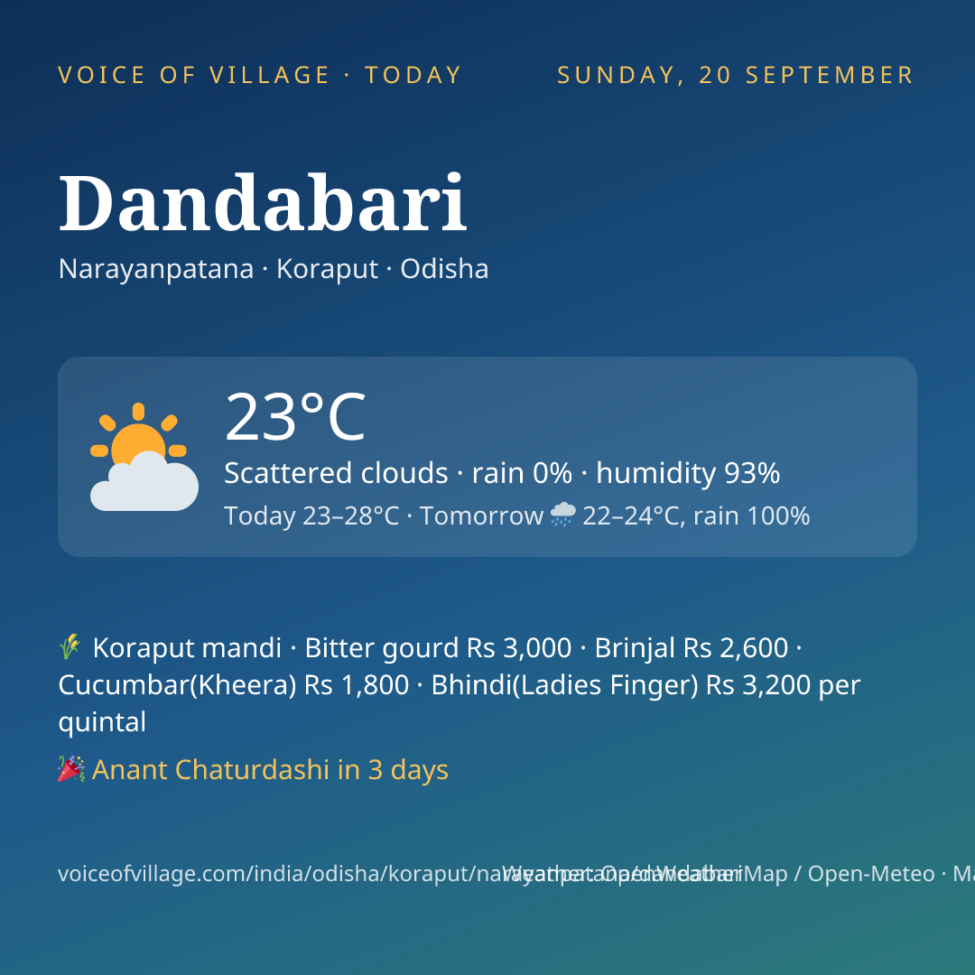 Dandabari today
