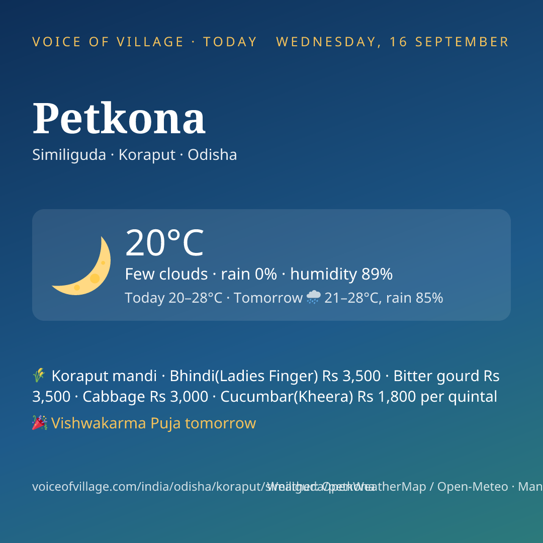 Petkona today