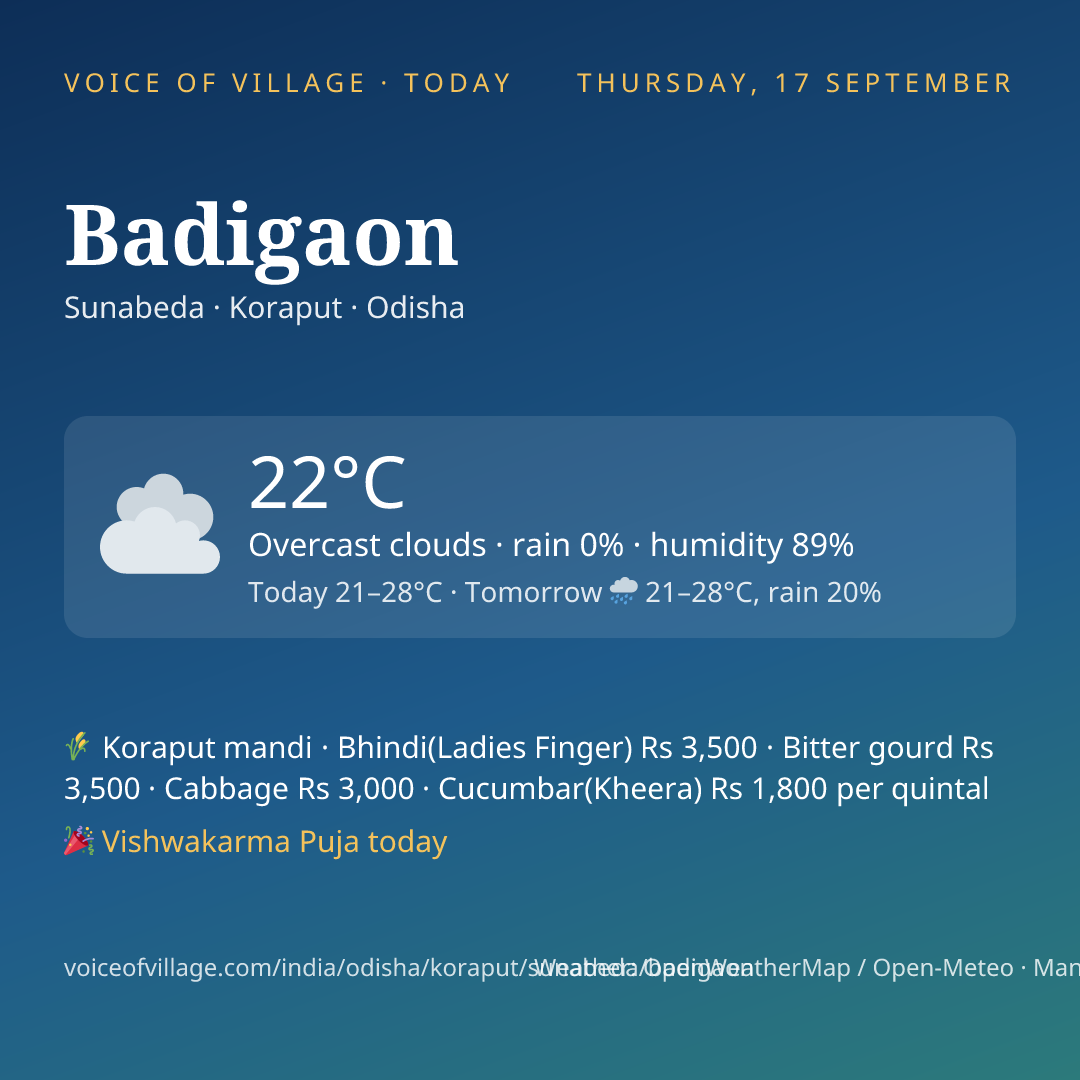 Badigaon today