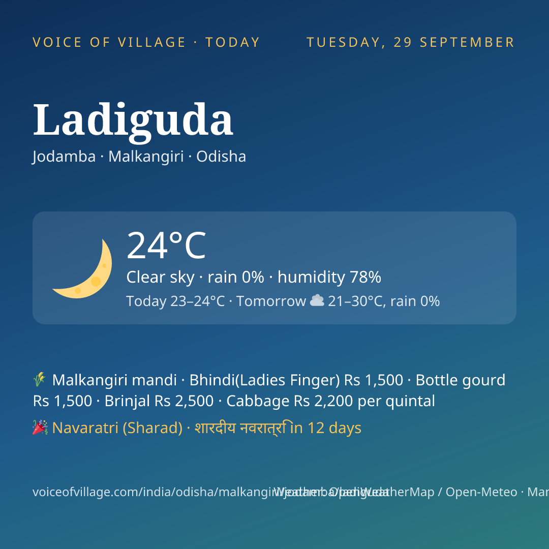 Ladiguda today