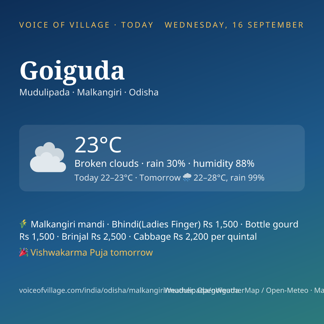 Goiguda today