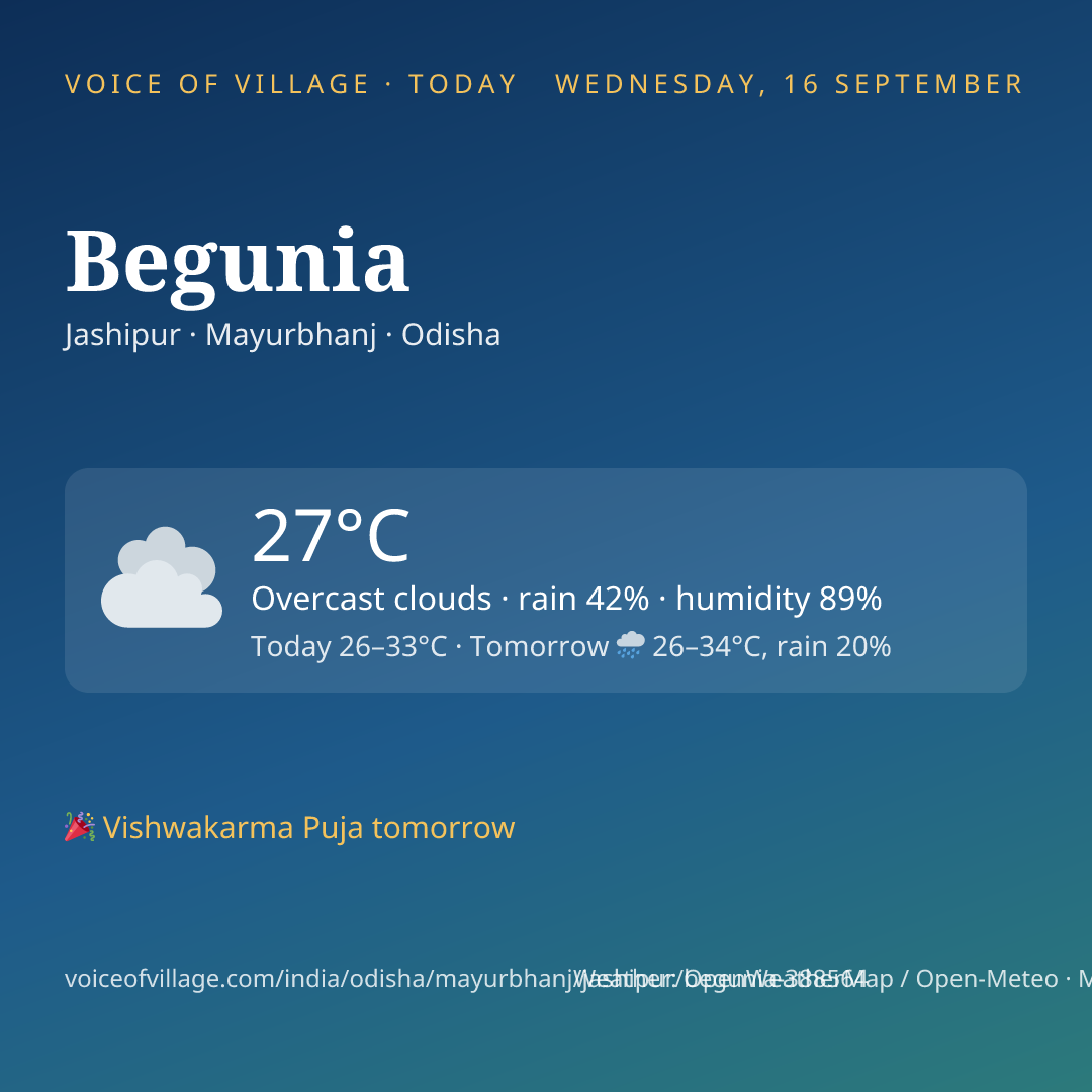 Begunia today