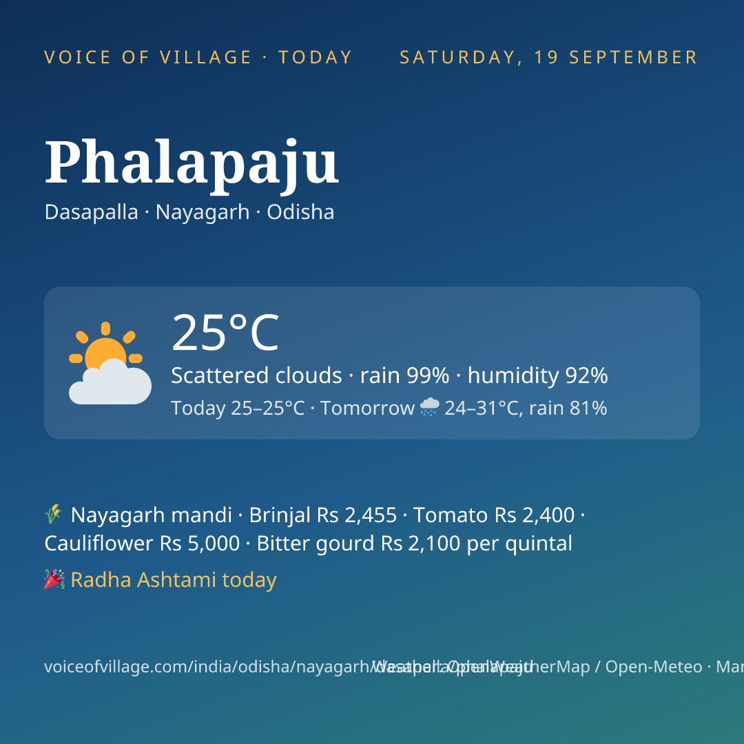 Phalapaju today