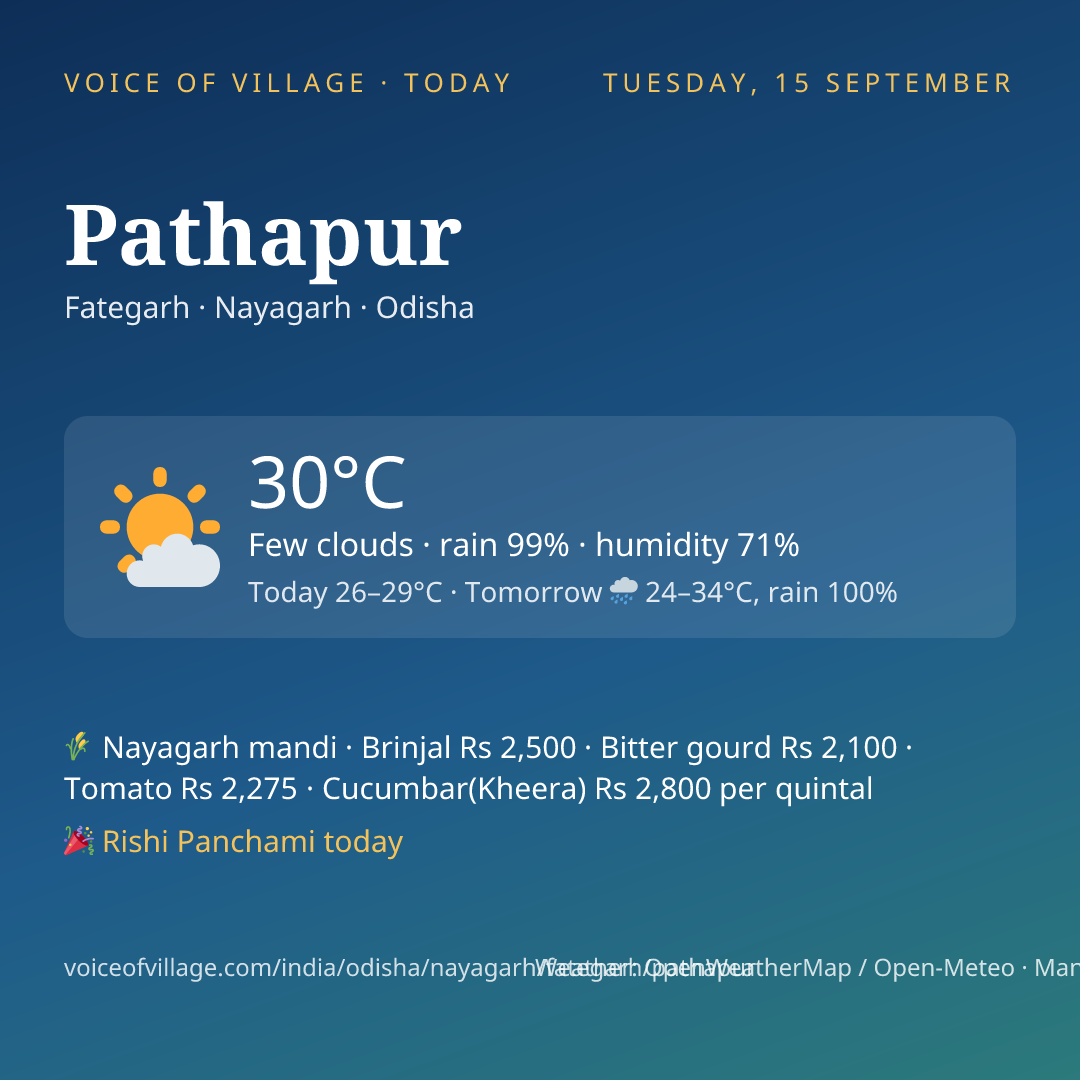Pathapur today