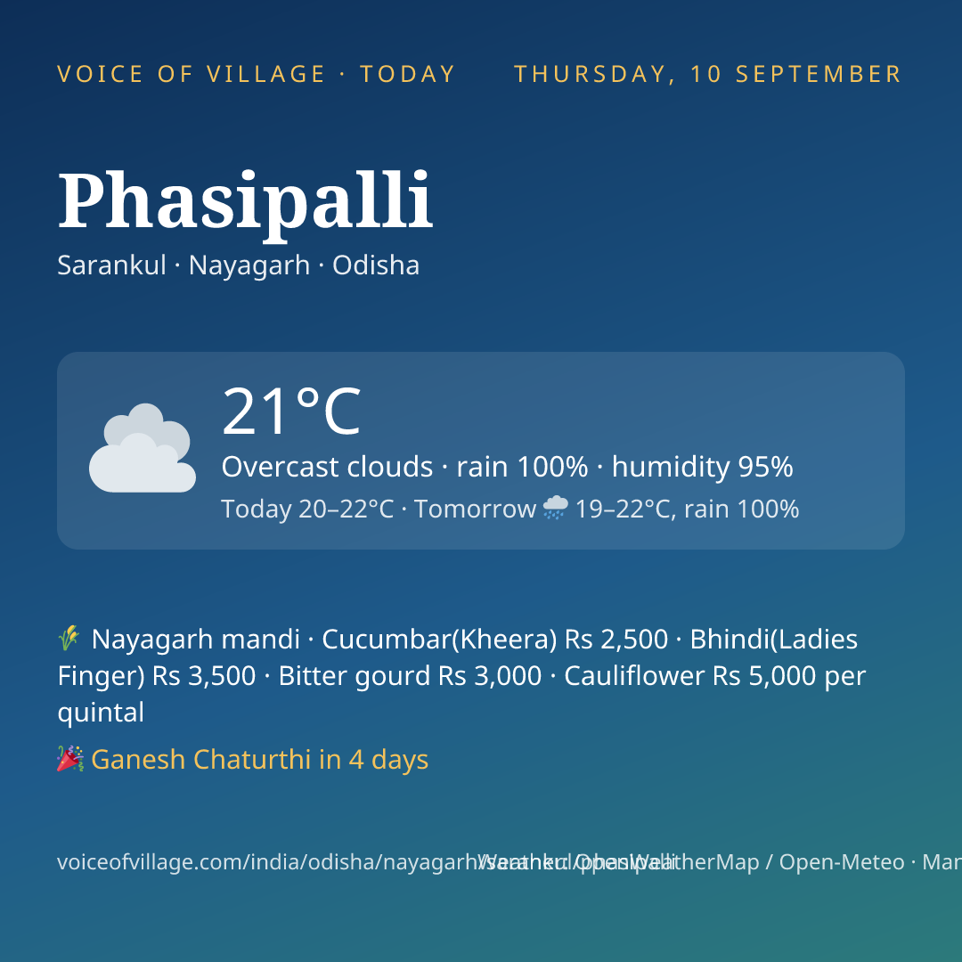 Phasipalli today