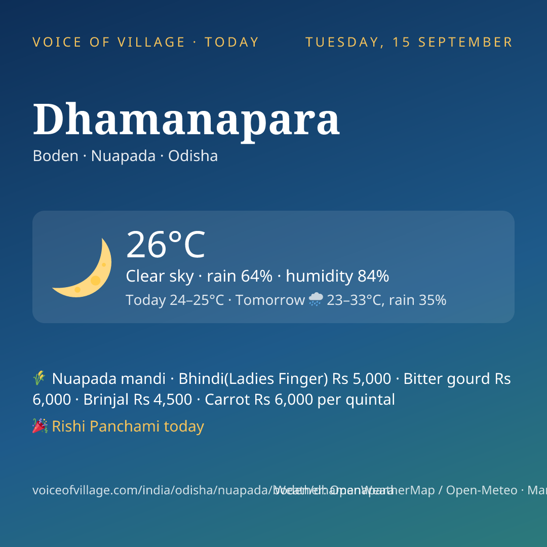 Dhamanapara today