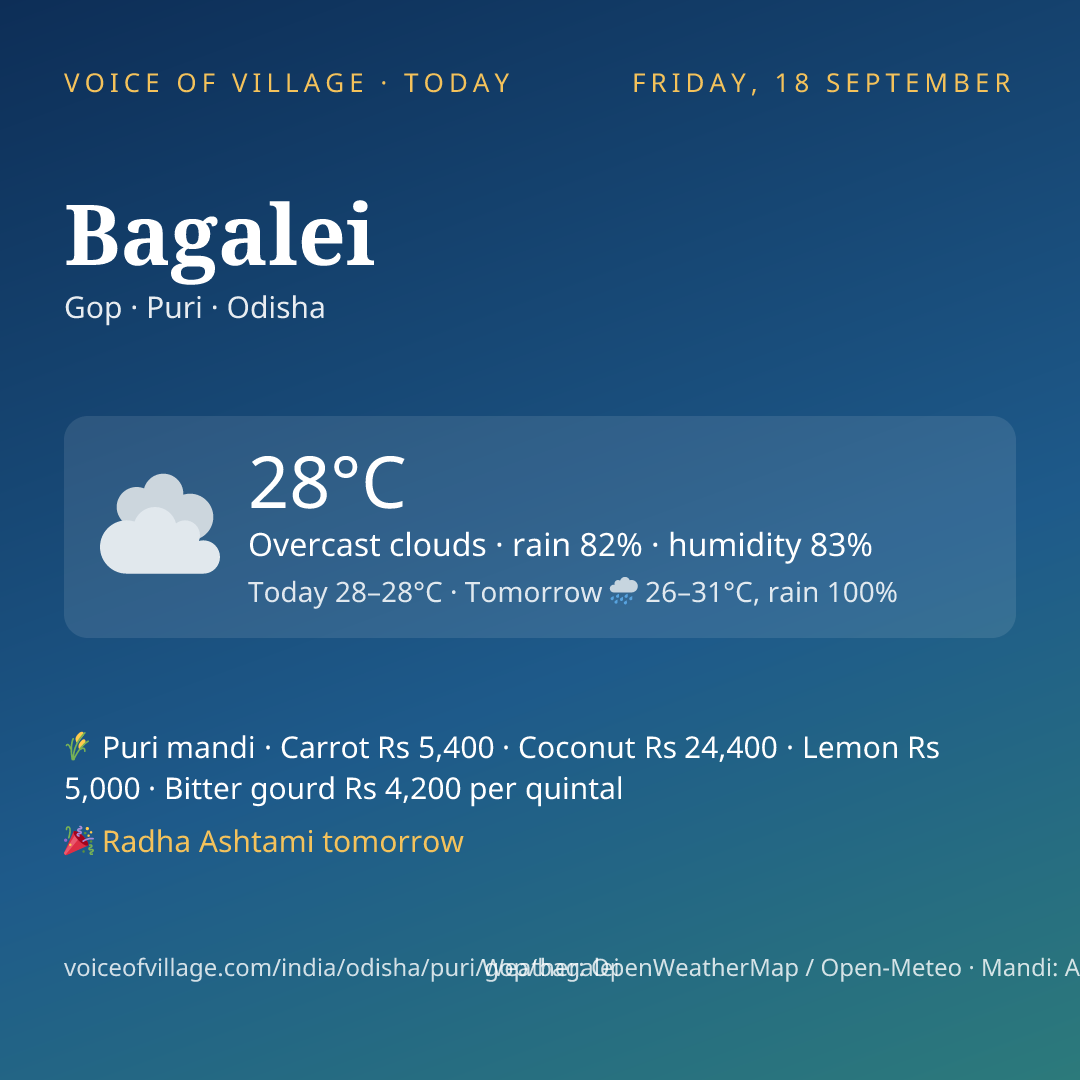 Bagalei today
